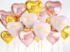 Palloncino in foil cuore 35cm oro rosa Anteprima dell’immagine prodotto 14