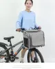Torba Rowerowa Dla Zwierząt Plecak Transporter Szary Podgląd zdjęcia produktu 3