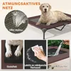 PawHut Lettino per cani da esterno con tetto, cuccia Anteprima dell’immagine prodotto 6