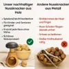 NEUSTANLO Nussknacker Set 2-teilig | Fliegenpilz Design in Produktbild-Vorschau 3