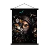 MuchoWow® Textilposter Frau - Luxus - Blumen - Produktbild-Vorschau 1