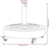 vidaXL Sonnenschirmständer mit Rollen für Ø38/48 mm Mast 27 Produktbild-Vorschau 7