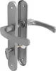 A close-up studio shot of a silver door handle set with a key. Anteprima dell’immagine prodotto