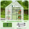 FCH Fóliový skleník s PE fólií Skleník 143 x 73 x 195 cm, Náhled obrázku produktu 7