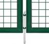 vidaXL Maschen-Gartentor Grün 500x125 cm Verzinkter Stahl Produktbild-Vorschau 6