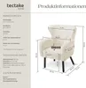 tectake® Vänersborg křeslo, hustě čalouněné, s potahem Náhled obrázku produktu 5