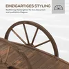 SUGIFT Gartenbrücke Tannenholz mit Rad-Handläufen, Produktbild-Vorschau 6