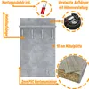 AKKE Betonový šatní panel MAXI - ALU háčky ŠxV: 60x120 cm Náhled obrázku produktu 4
