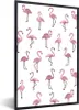 MuchoWow® MuchoWow® Gerahmtes Poster Flamingo - Rosa - Produktbild-Vorschau 1