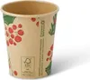 Kraftpapierbecher, Dispersionsbecher, „Weihnachten“, 250 Produktbild-Vorschau 2
