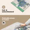 KitchenYeah© Herdabdeckplatte Vase mit Schwertlilien - Produktbild-Vorschau 2