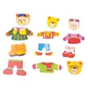 Bigjigs Toys Medvedia rodina obliekanie puzzle Náhľad obrázku produktu 5