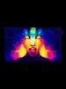 PSYWORK Schwarzlicht Stoffposter Neon "Vermilion", Produktbild-Vorschau 2