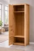 Flurgarderobe Wildeiche Garderobenset Spiegelschrank Produktbild-Vorschau 3