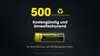 Nitecore Li-Ion Akku Typ 14500 NL1410 1000mAh Produktbild-Vorschau 11
