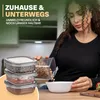 Contenitori per alimenti con coperchio ermetico Viware, set Anteprima dell’immagine prodotto 2