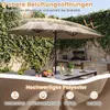 COSTWAY Doppelsonnenschirm 375x200cm, Gartenschirm mit Produktbild-Vorschau 6
