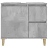 vidaXL Mobile da bagno grigio cemento 65x33x60 cm materiale Anteprima dell’immagine prodotto 7