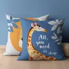 Detexpol Bavlněný povlak na polštář 40x40 All you need is Náhled obrázku produktu 2