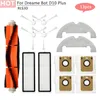 A collection of cleaning accessories for a robot vacuum cleaner. Voir les images du produit
