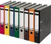 A row of colorful binders on a white background. Voir les images du produit