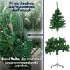 Close-up of a Christmas tree connection and an illustration of how two parts connect. Produktbild-Vorschau