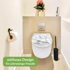 WC Sitz mit Absenkautomatik D Form Motiv Papiertropfen Produktbild-Vorschau 5