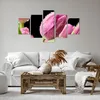 Bild auf Leinwand - Leinwandbild - Tulpe Blumen Tau - Produktbild-Vorschau 6