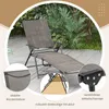 Outdoor Liegestuhl 2er Set, Garten Sonnenliegen mit Produktbild-Vorschau 4