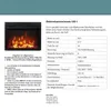 Glow Fire Elektrokamin 'Tarvos' | LED Standkamin in schwarz Produktbild-Vorschau 7