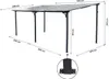 Pergola tonnelle adossée "Marvin" - 5.5 x 3 m - 545 x 298 x Voir les images du produit 3
