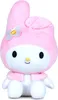 A plush toy of the character My Melody from Hello Kitty, sitting down against a white background. Anteprima dell’immagine prodotto