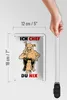 Blechschild Spruch 12x18cm Ich Chef Du nix (Schweine) Produktbild-Vorschau 5