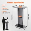 Mównica VEVOR mównica 685 x 330 x 1198 mm, podium z szeroką Podgląd zdjęcia produktu 7