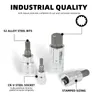 A collection of S2 alloy steel bits and CR-V steel sockets, with labels highlighting their features. Anteprima dell’immagine prodotto