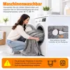 ZMH Wärmedecke Elektrisch Flanell 180x130cm Produktbild-Vorschau 4