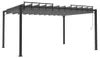 vidaXL Pergola mit Lamellendach 3x4 m Anthrazit Stoff und Produktbild-Vorschau 4