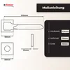 DOMINO Türgriff Drückergarnitur WC - Badezimmer Set | Produktbild-Vorschau 4