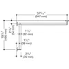 HEWI 900.35.16460 DC Duschhdl.,d:32, li, W1=947mm, Produktbild-Vorschau 2