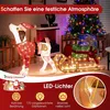 COSTWAY Cane LED con slitta e pacchetti regalo, decorazione Anteprima dell’immagine prodotto 4