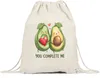 You Complete Me Turnbeutel Gymsack Avocado Valentinstag Produktbild-Vorschau 1