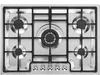 Table de cuisson encastrable Smeg Classic PGF75 4 72 cm Gaz Voir les images du produit 2