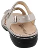 FINN COMFORT Gomera Damen Sandale beige silber Nubukleder - Produktbild-Vorschau 3