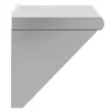 Wandregal 50x30x31 cm Silbern Edelstahl Produktbild-Vorschau 6