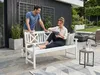 30% RABATT 3-Sitzer Gartenbank aus Akazienholz - Weiß Produktbild-Vorschau 10