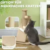 PawHut Kratzstamm 54cm Kratzsäule Sisal-Katzenkratzbaum mit Produktbild-Vorschau 5