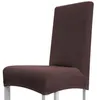 Elastický potah na židli sada 6 ks hnědý univerzální Náhled obrázku produktu 8