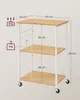 Kuchyňský vozík VASAGLE se třemi úrovněmi, 6 háčků, 40 x 60 Náhled obrázku produktu 5