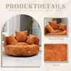 LVHOM Lazy Sofa avec 3 coussins, Pouf classique avec Voir les images du produit 3