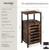 tectake® Beistellschrank Durham 38,5 x 31,5 x 81 cm Produktbild-Vorschau 6